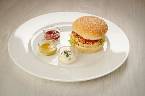 Hambúrguer de Salmão