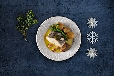 Bacalhau à Lagareiro com batata a murro